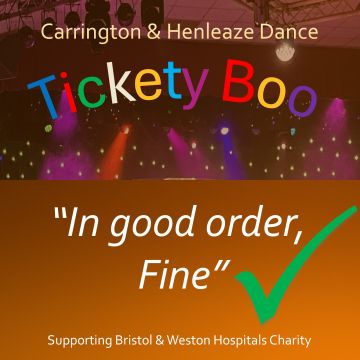Carrington & Henleaze Dance: Tickety Boo In Good Order, Fine 